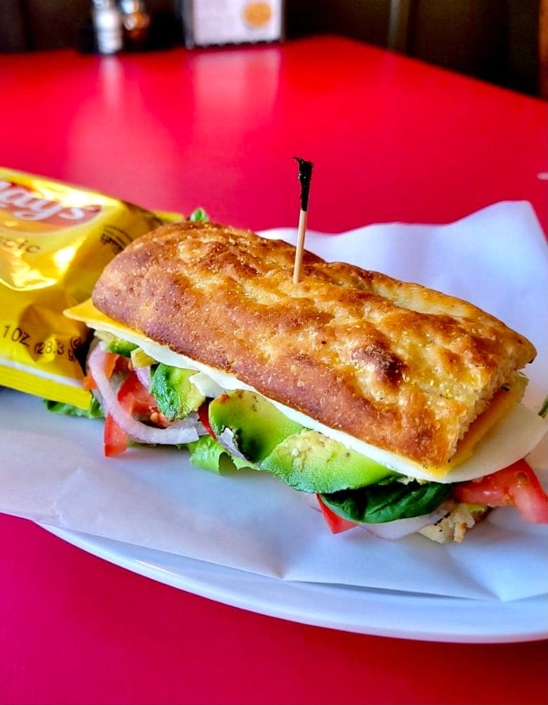 National Trails Veggie Sub.