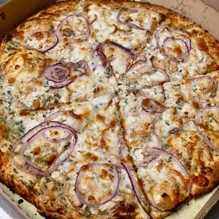 Pope Chicken Alfredo Pizza (12")